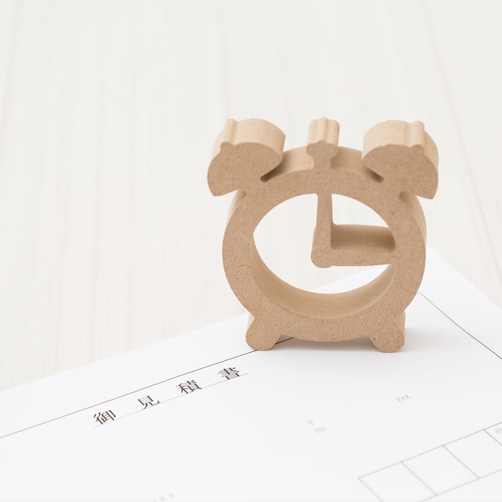 スピーディーな対応！